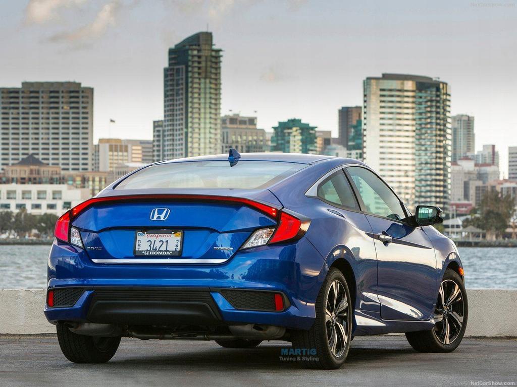 Honda Civic X Hb - Listwa Chrom Klapa Bagażnik Tył