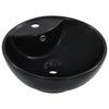 Day and Night - Day and Night Sink with Overflow 46.5x18 Cm Black Ceramic