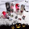 Halloween Nail Art Charms with Rhinestones Skeleton Nail Charms  DIY Nail Art Vintage Skeleton Alloy Nail Art Jewelry