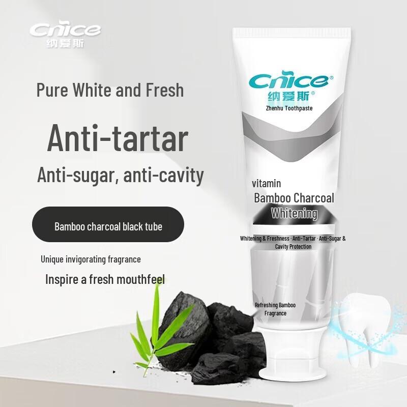 Nice Bamboo Charcoal Whitening Multi-Care Toothpaste