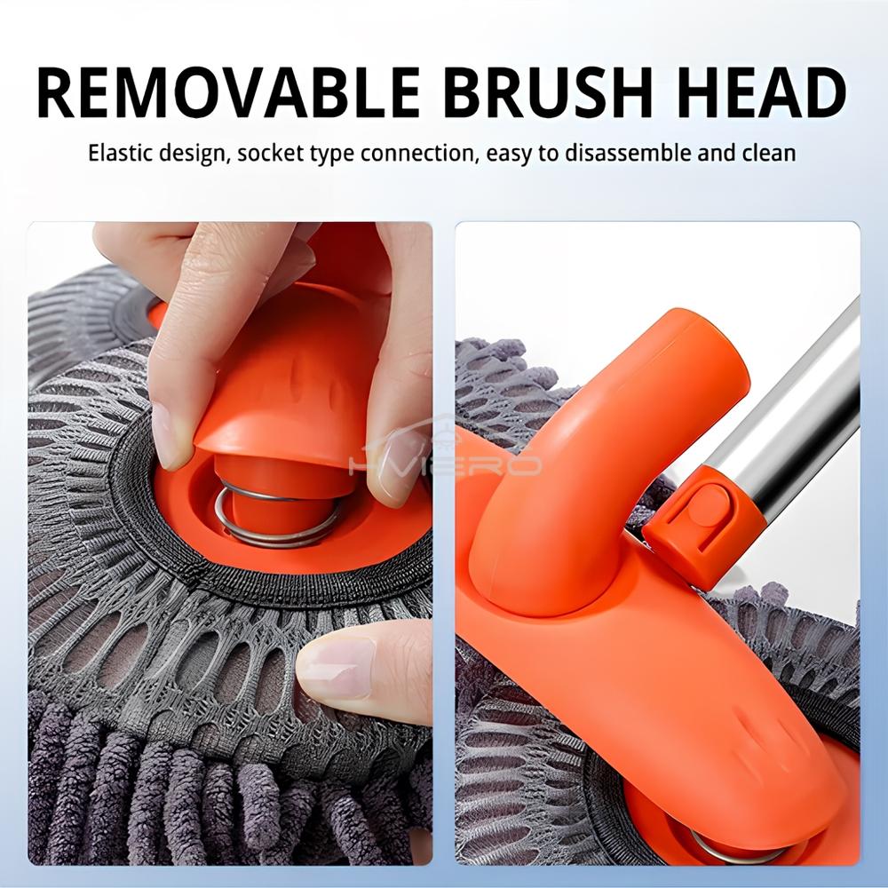 Double Head Car Wash Mop Cleaning Brush Chenille Microfiber Wipe Cleaning Brush Mop with Long Handle