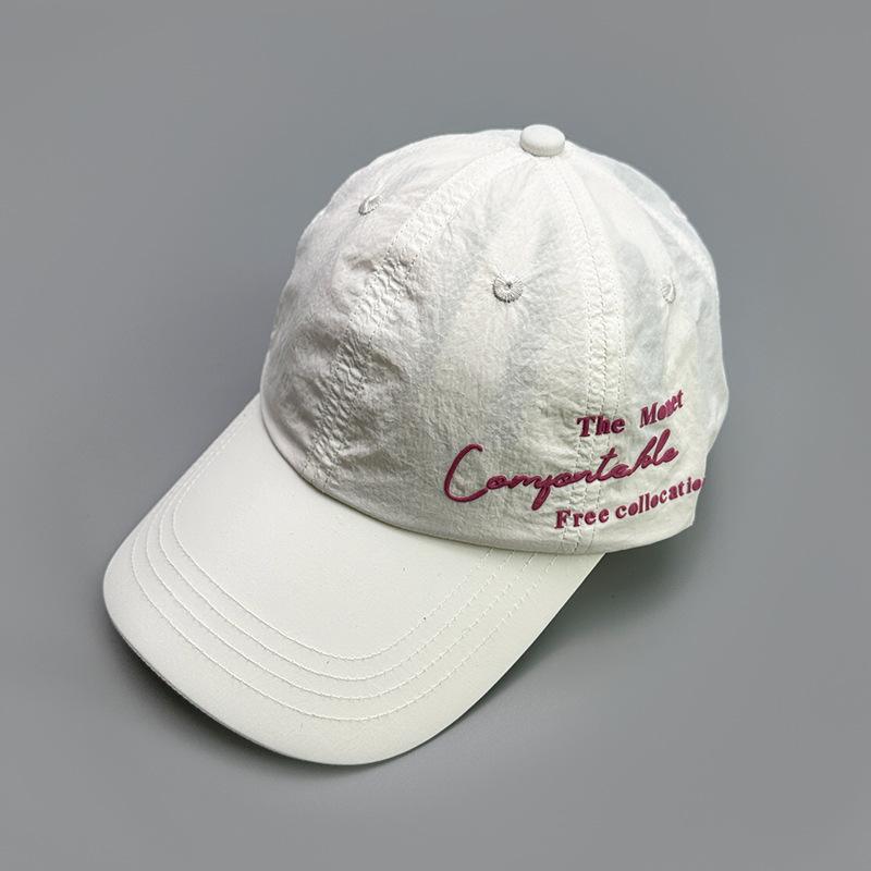 Quick-Drying Offset Alphabet Baseball Hat Male Female Breathable Outdoor Student Cap Mountaineering