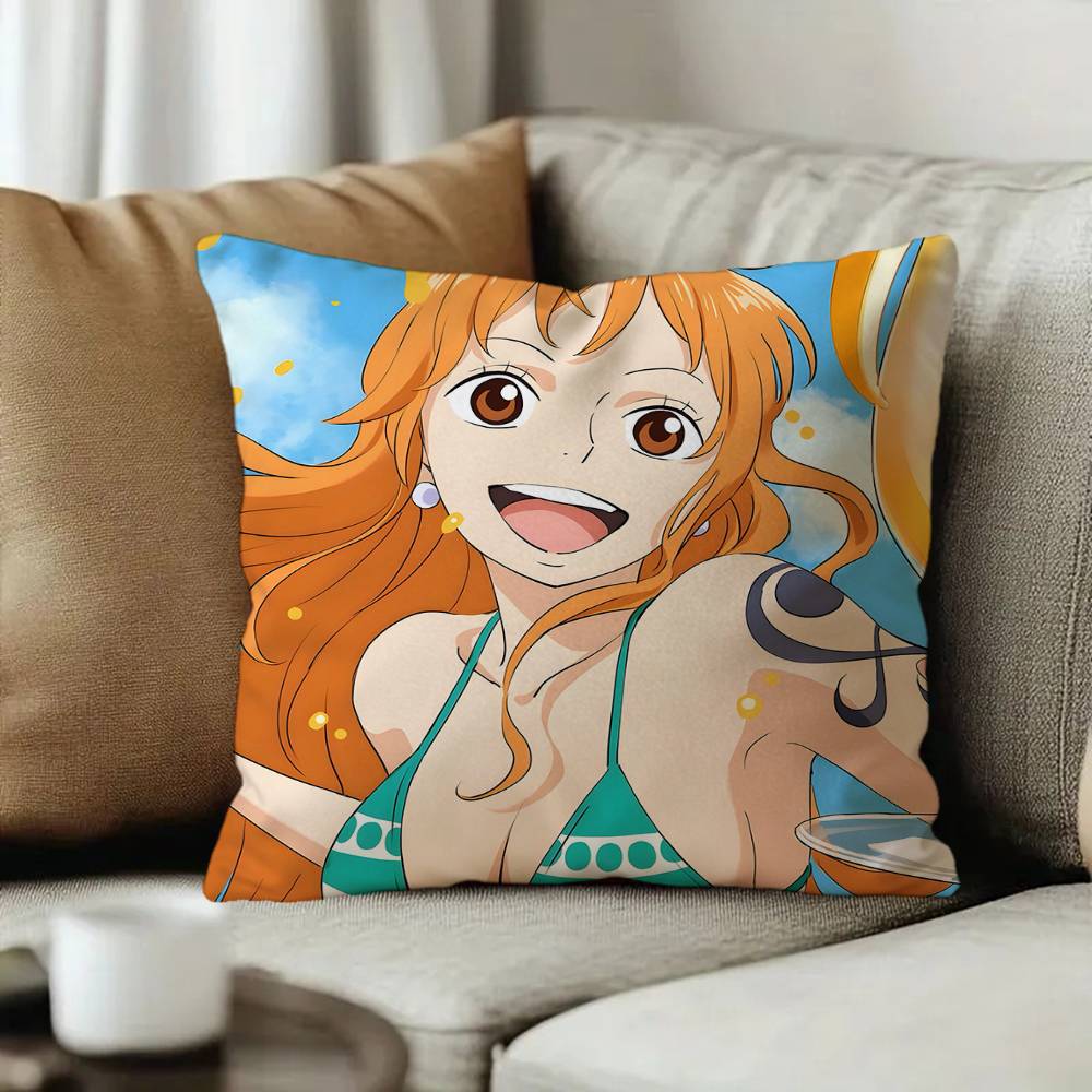 O-ONE-P-PIECE Nami Maple Design Cushion Cover Happy Autumn Harvest decor Holiday Decorati Pillow Cover