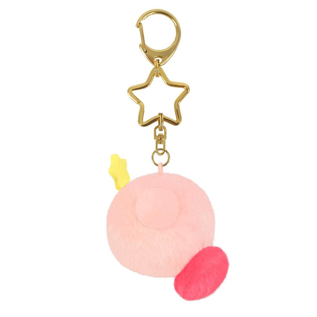 Kirby Star Mini Mofu Mascot Keychain Plush Toy Star Rod [Sanei Boeki]