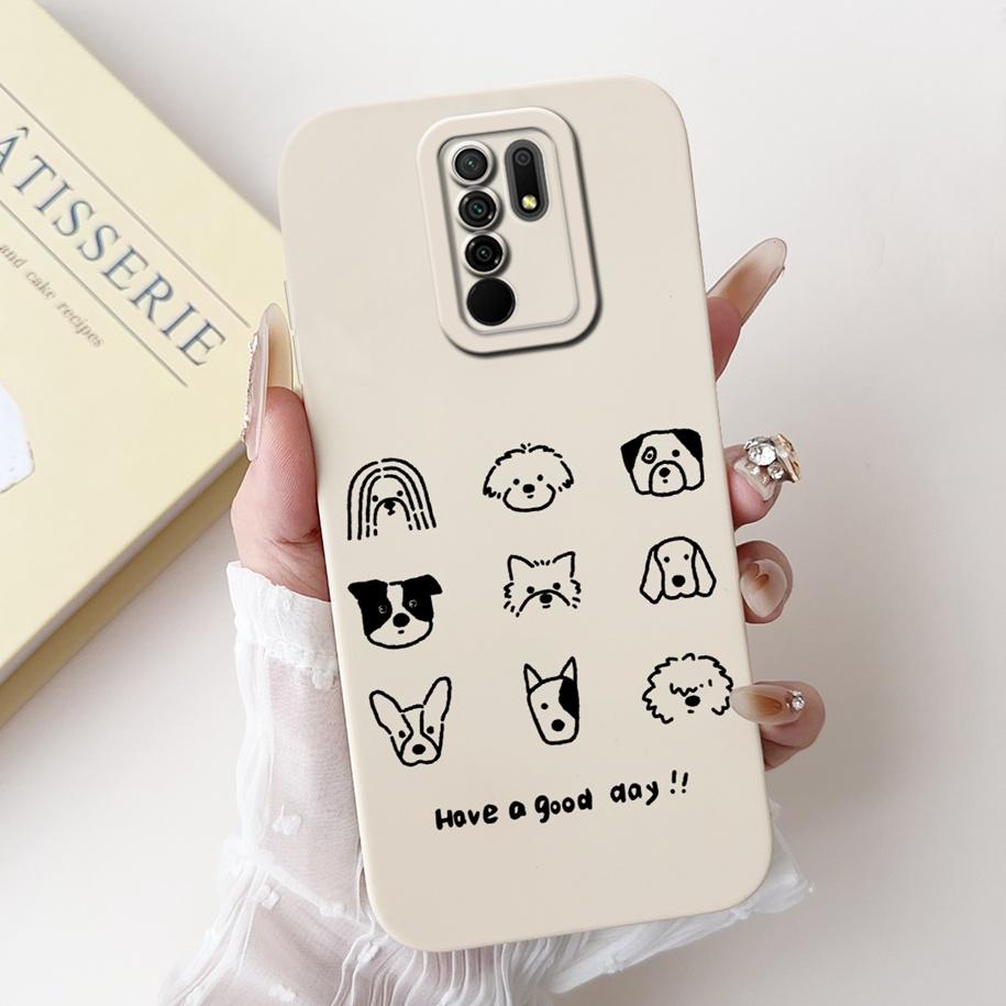 For Xiaomi Redmi 9 Case Lovely Panda Rabbit Cartoon Soft Liquid Silicone Shockproof Cover For Xiaomi Redmi 9 Prime Redmi9 Fundas