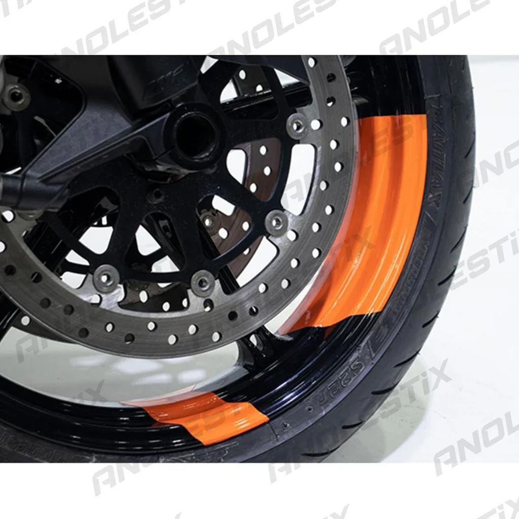 AnoleSti Motorcycle Wheel Sticker Hub Decals Rim Stripe Tape For KTM Super Duke 1290 Duke 890 790 690 390 Racing Ready To Race
