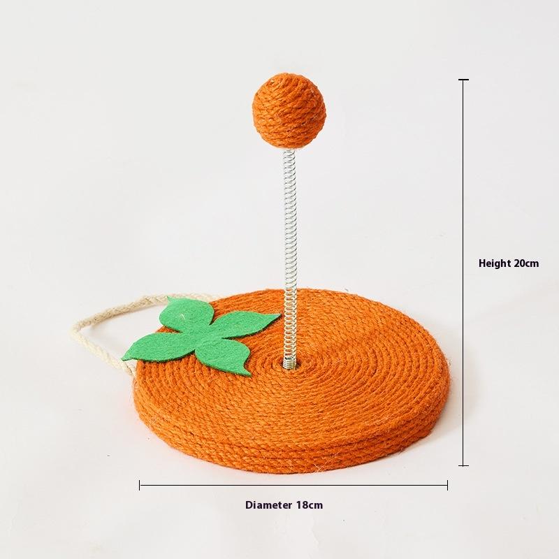 Interactive Hemp Rope Spring Ball Cat Toys Tumbler Sword Hemp Cat Scratch Board Self-Play Kitten Stick Relieve Boredom Toys