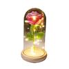 Eternal Rose Night Light: Glass Dome Gift for Christmas, Valentine's Day, or Qixi Festival