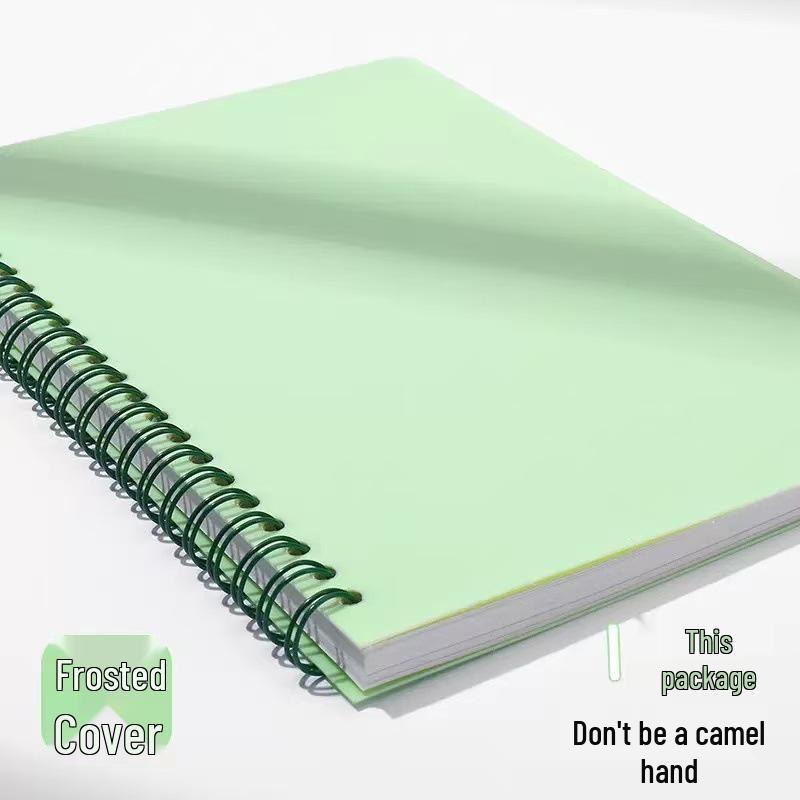 Retro Morandi A5 Spiral Notebook - Loose-Leaf Student Homework Notebook