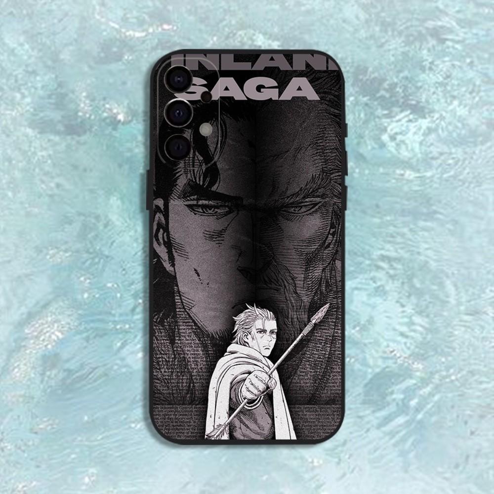 Anime Vinland Saga Phone Case For Samsung S25,S24,S21,S22,S23,S30,Ultra,S20,Plus,Fe,Lite,Note,10,9,5G Black Cover
