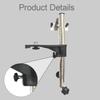 Height Adjustable Level Bracket 180 Degree Rotation Leveling Tool  Furniture Installation