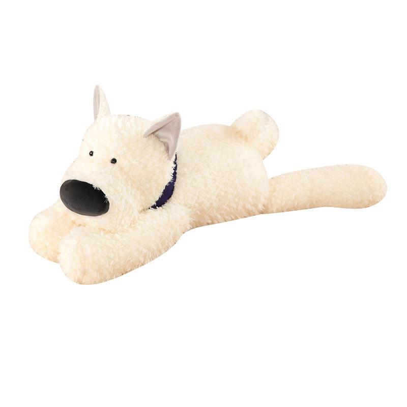 Adorable Charming White West Highland Terrier Plush Companion For Cozy Naptime And Playtime