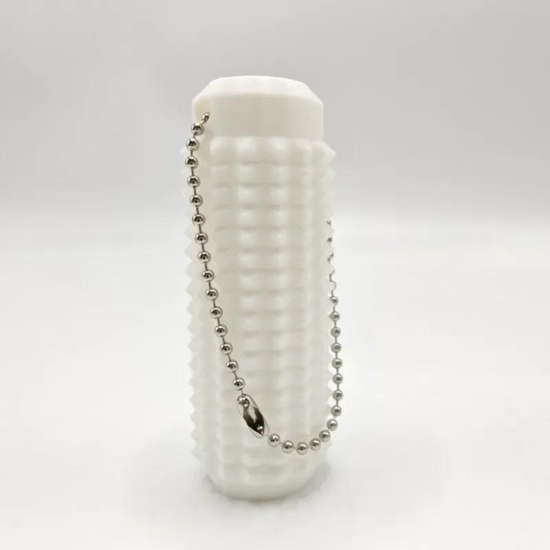 Tactile Sensory Keychain - BPA-Free Stress Relief Fidget Toys for Anxiety, Barbed Grip Desk Decor, Home Hanging Ornaments &