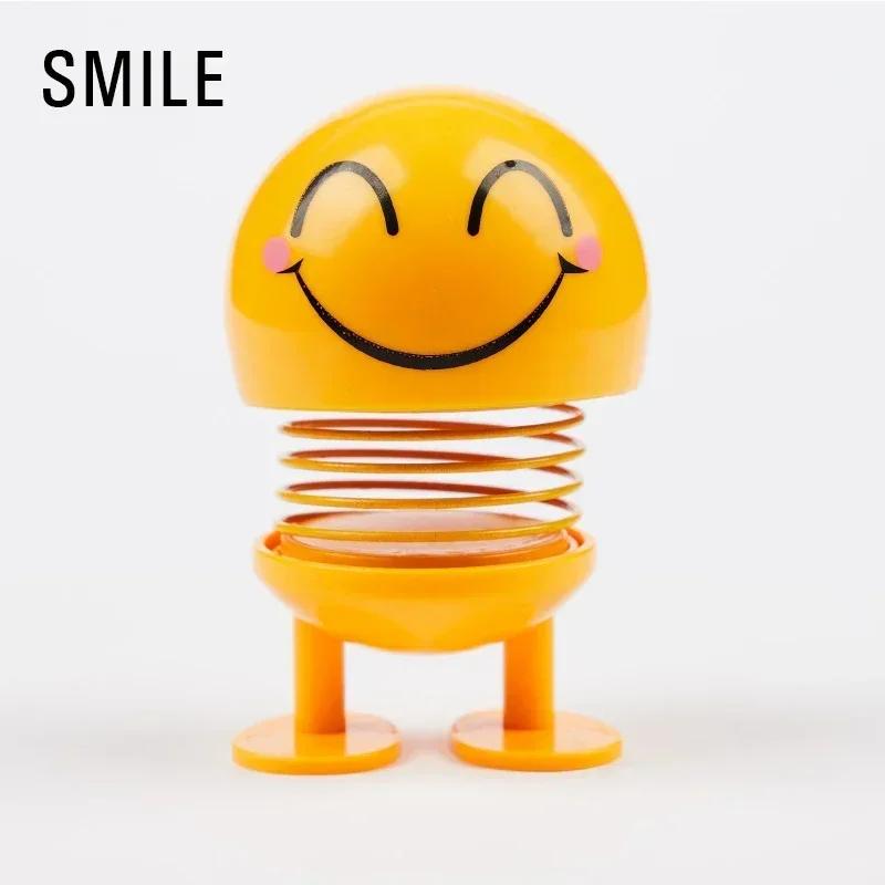 Creative Funny Shake Head Doll Car Ornament Kawaii Indoor Doll Small Decoration Accessory for Vehicle Decor