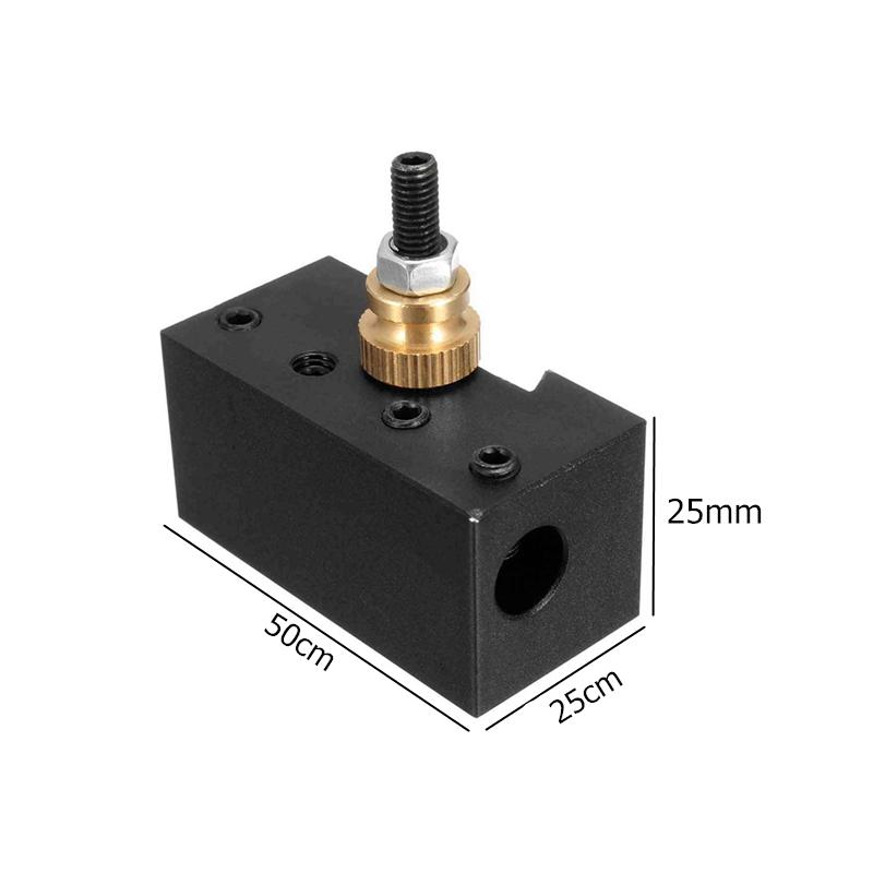4Pcs Mini Lathe Quick Change Tool Post Holder Kit Boring Blade Turning Facing Holder Set for Many Type of Mini Lathes