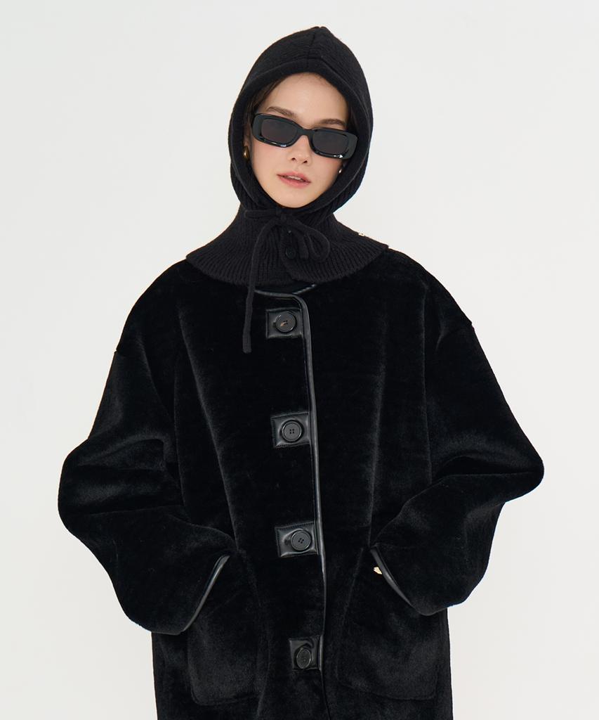 Metapeo Met Wool Cozy Balaclava Black