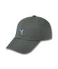 DOLPHIN WAVE APPAREL Dolphin Mini Embroidered Ball Cap Gray