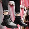 Brand Oxford Men Shoes Male Designer Genuine Leather Casual Sock Boots Men'S Ankle Boots Business Dress Fashion Short Boots Male