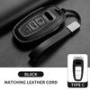 Auto Key Shell Fob for A4 A4L A5 Q5 Q7 TT TTS 8S B9 2016 2017 2018 Leather Car Remote Key Case Cover Keychain Accessories