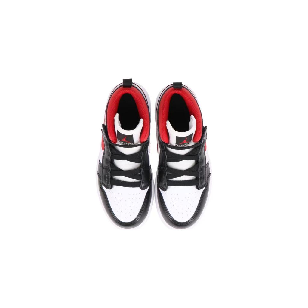 Jordan 1 Mid Alt Comfortable Versatile Non-Slip Shock Absorbing Wear-Resistant Mid-Top Kids Basketball Shoes Kids Basketball Shoes AR6351-122