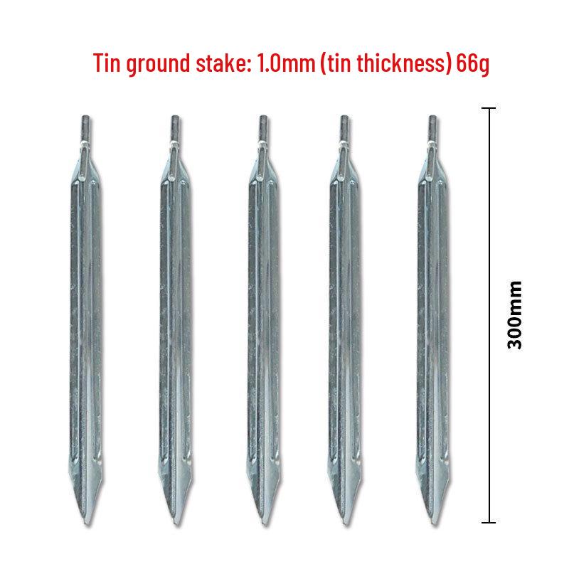 Outdoor Camping Tent Stakes: Semi-Circular Arc Iron Ground Nails for Grass