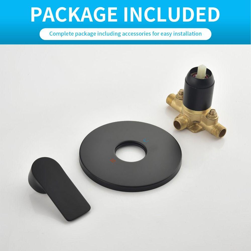 Brass Construction Bath Mixer Aluminum Zinc Zinc Alloy Shower Valve Control Valve  Bathroom Installation