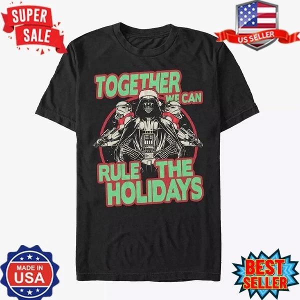Star Wars Darth Vader Rule The Holidays T-Shirt S-5XL XL