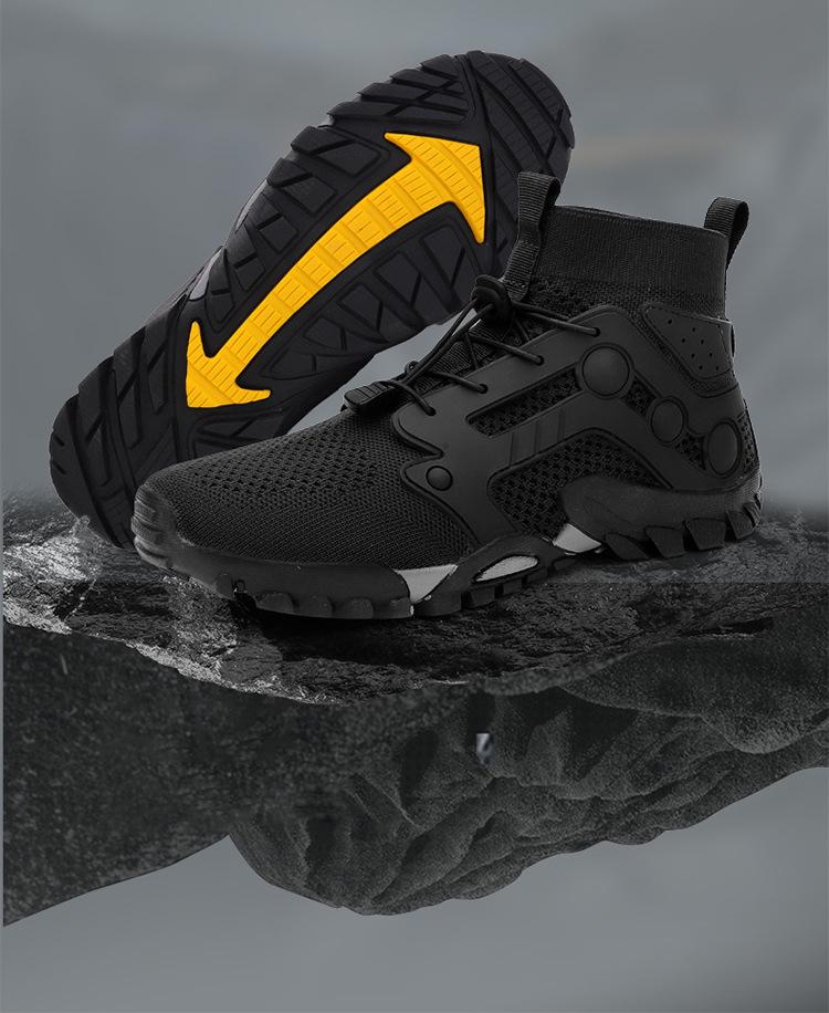 Scarpe da Escursionismo e River Trekking da Uomo High-Top Antiscivolo Traspiranti per Esterno