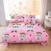 Cartoon Duvet Cover Set 3 or 4 Pieces Like Textured Breathable Durable Soft Comfy Washed Cotton Linen Feel Super Soft