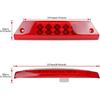 SAUTVS 1PCS LED Taillight for Ranger, Red Brake Stop Tail Light Rear Lamp for Polaris Ranger 800 700 900 2012-2016 Accessories (Fit Driver &