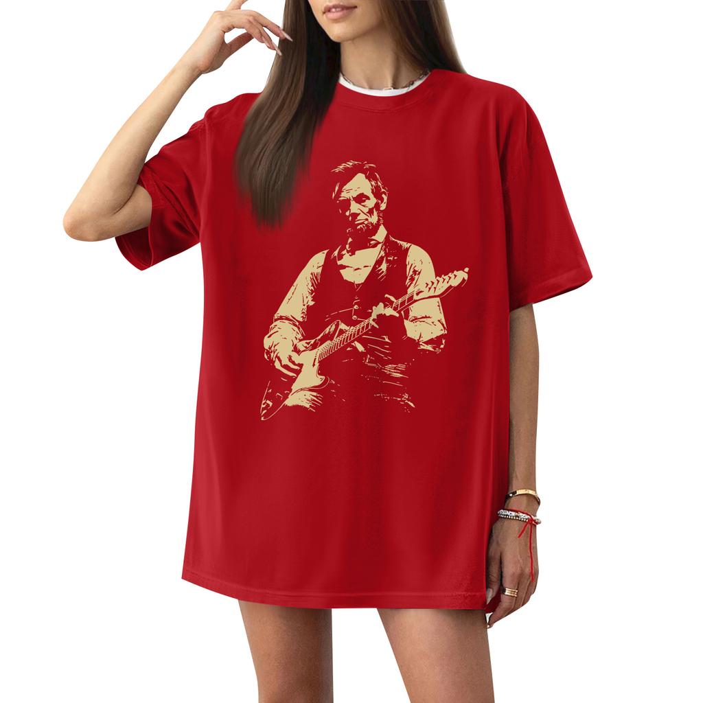 Women's Casual Letter Print Short-sleeved Top T-shirt