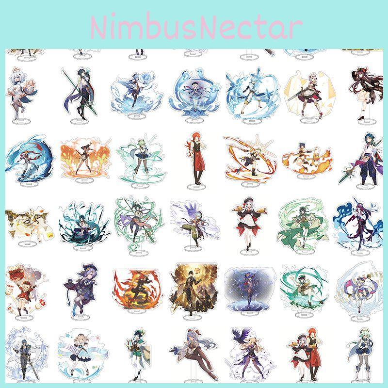 Attractive Genshin Impact Barbatos Keqing Barbara Acrylic Figure Stand For Study Decoration