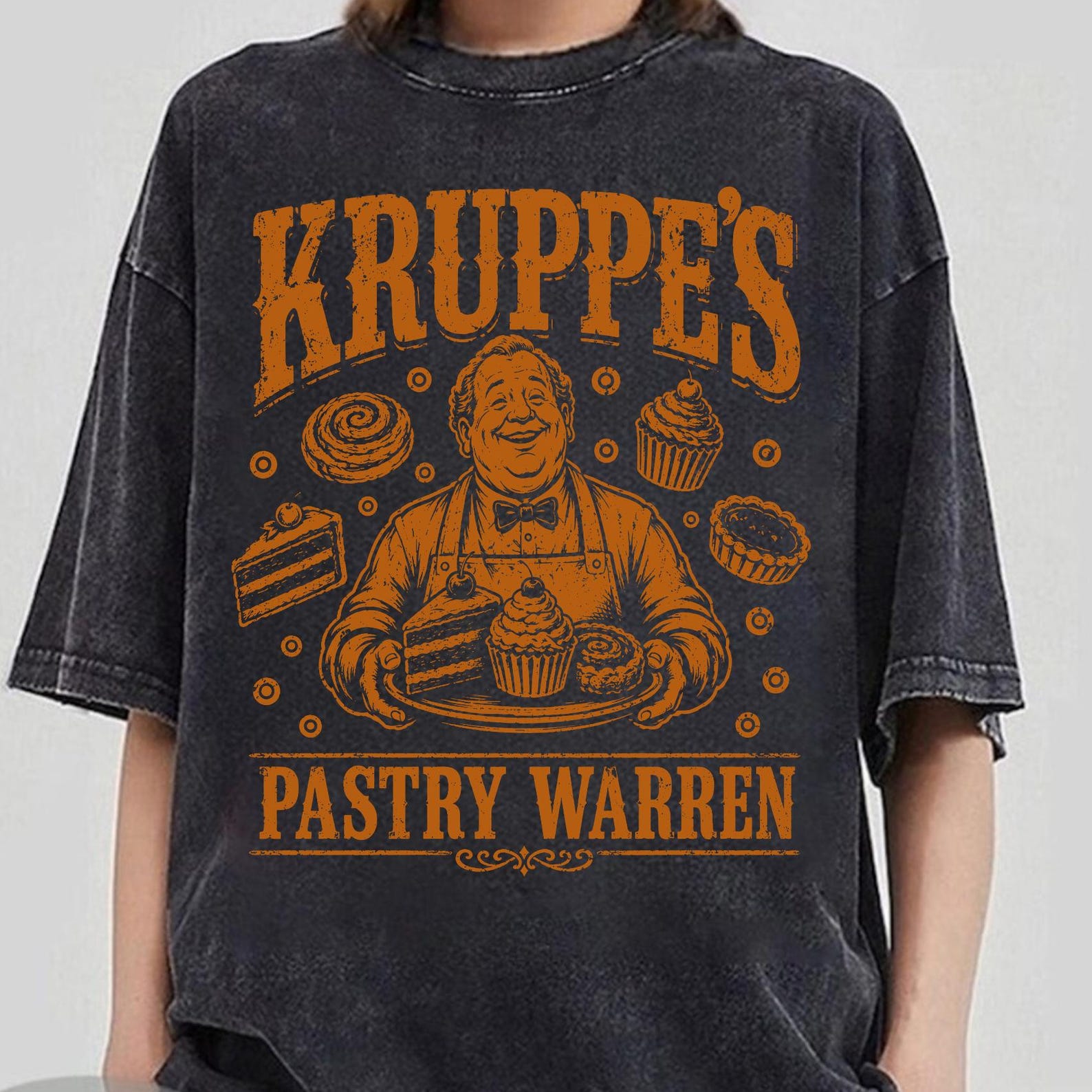 Kruppe s Pastry Warren, Malazan Book Of The Fallen, Fantasy Tshirt, Croissant Shirt, Food Cafe Vibe Tee, Breakfast Tee L