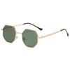 Luxury Square Sunglasses Man Woman Fashion Small Frame Polygon Sun Glasses Metal Vintage Retro Brand Octagon