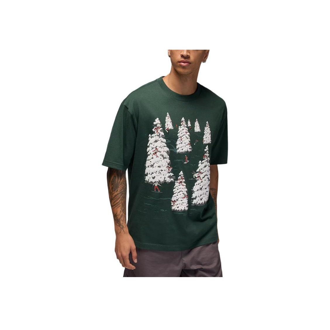 Jordan Brooklyn FW25 Comfortable Soft Crew Neck Short Sleeve T-Shirt Men Tops HQ9031-316 M