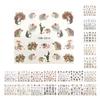 10Pcs Fingernails Decals Stunning Visual Effect Decorative Eco-Friendly Delicate DIY Nail Art Paper Transfer Decal for Manicure Store
