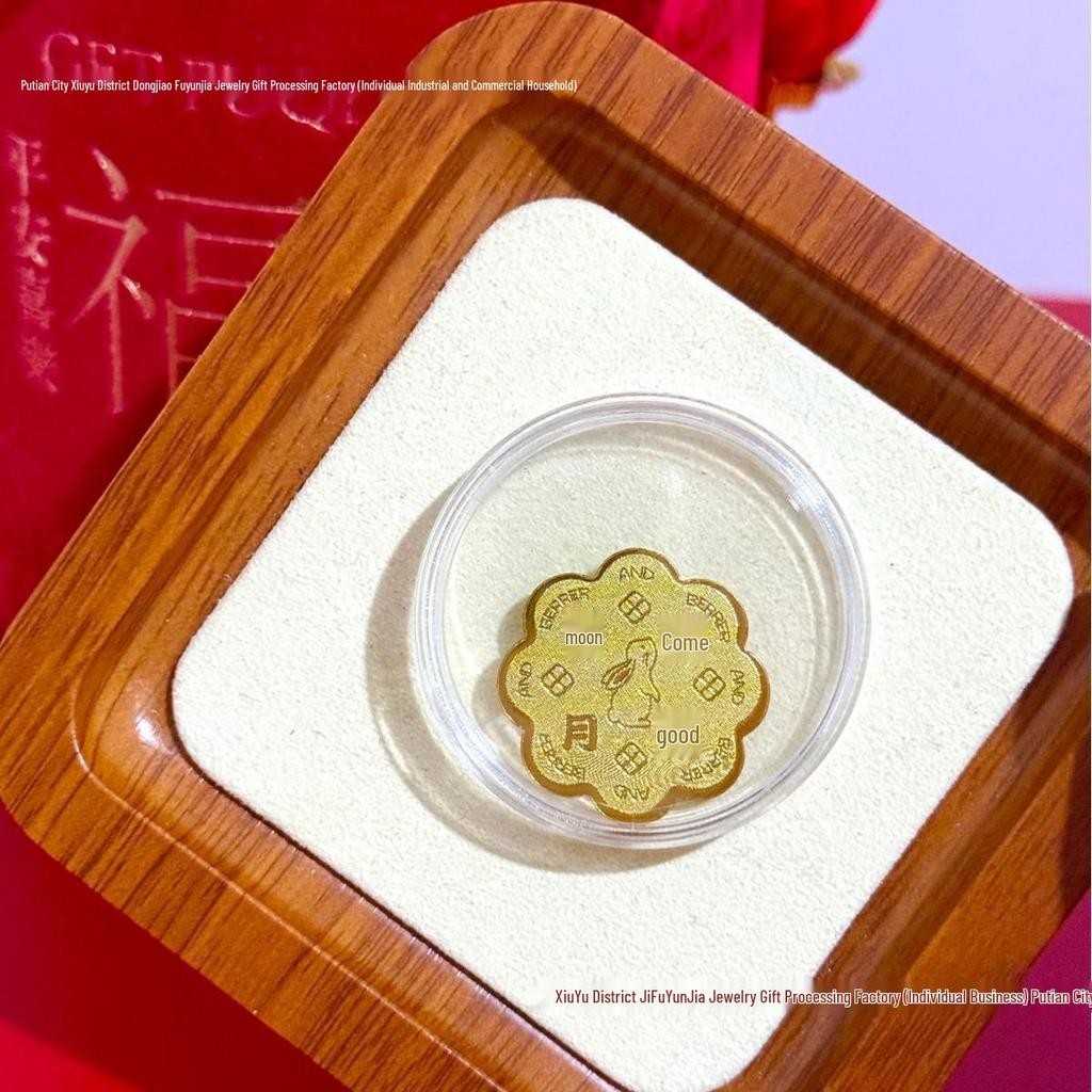 Pure Gold 999 Horse Year Phone Sticker for Wealth and Health - Popular Douyin Live Seller