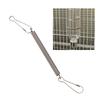 Stainless Steel Spring Metal Springs with 2 Clips for Small Animals Wire Cages