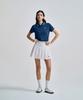 SERGIO TACCHINI W Classic Wide Pleated Skirt (White)