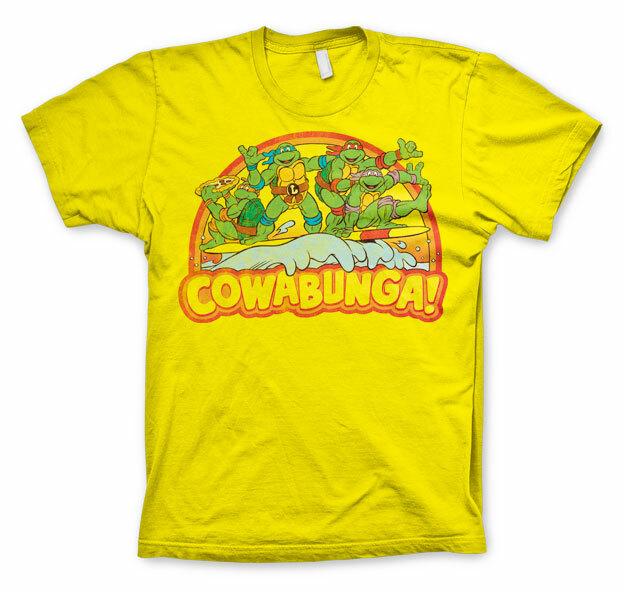Officially Licensed Teenage Mutant Ninja Turtles Cowabunga Men S T-Shirt S-XXL XXL