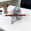 Portalápices Ninja Decoración de Escritorio Portalápices Ninja Arrodillado Soporte para Bolígrafos Impreso en 3D Genial Regalo para Adolescentes Niños Adultos Accesorio de Escritorio de Oficina