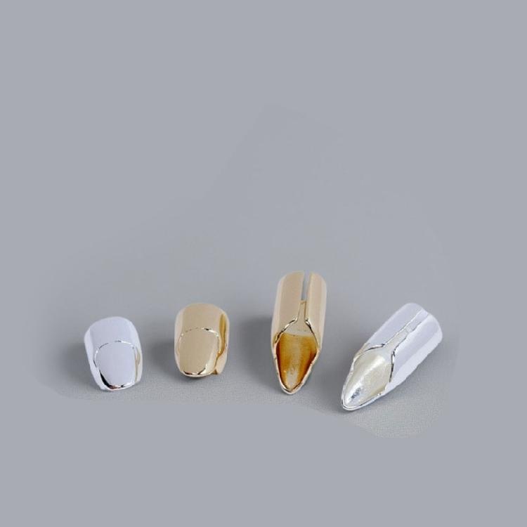 Unisex Metal Nail Cover Ring Hip Hop Cosplay Finger Accessories For Gift Giving Fashion Finger Ring