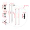 Bomba de Óleo de Engrenagem para Unidade Inferior Universal Com Adaptadores de 3/8 Polegada 8mm 10mm Para Garrafas Padrão de Quarto Motores de Popa para Barcos