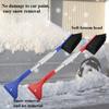 1pc Car Snow Shovel & Broom - Winter Car Care Tool, Thick Cold-Resistant W/ Warm Handle, Compact Vehicle Maintenance