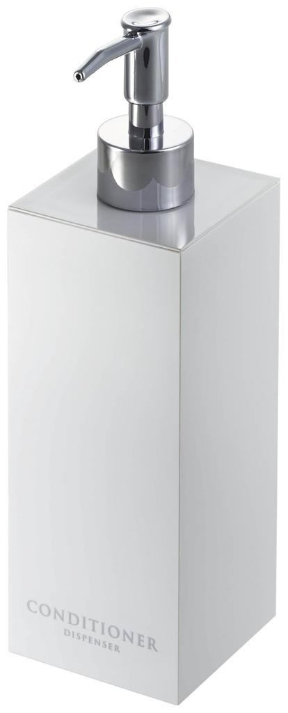 Yamazaki W7 x D7 x 7893 Two-Way Dispenser, Square, Conditioner, White, Approx. H23cm, Mist,