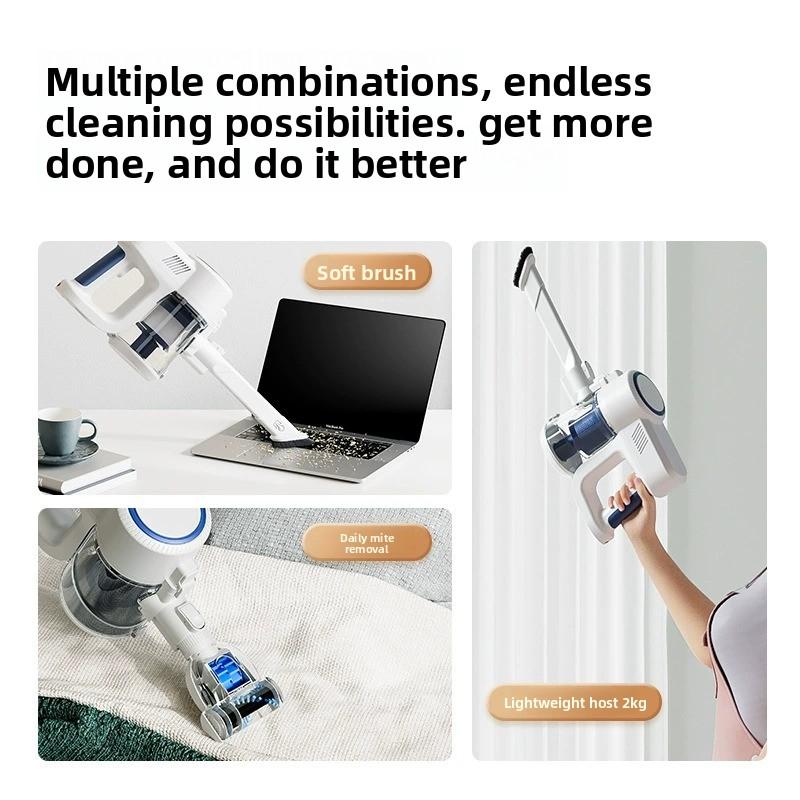 Aspirateur à main puissant pour la maison aspiration forte multifonctionnel pour nettoyage en profondeur