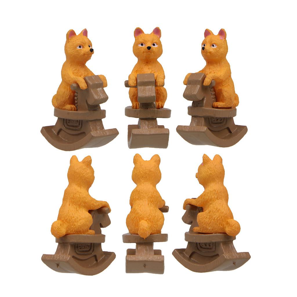 Pvc Collection Shiba Inu Horseback Toy For Birthday And Party Gift