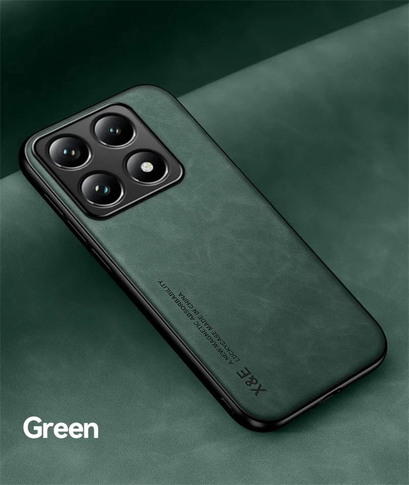 Розкішний Ультратонкий Шкіряний Чохол Для Телефону Xiaomi 15T Pro 15T 15 14 Ultra 14T Pro М'який Захисний Чохол З Шовковистим Відчуттям Для Автомобільного Тримача