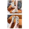 Thick Bottom Sandals Women Comfortable Muffin Hollow Out Woven Shoes
