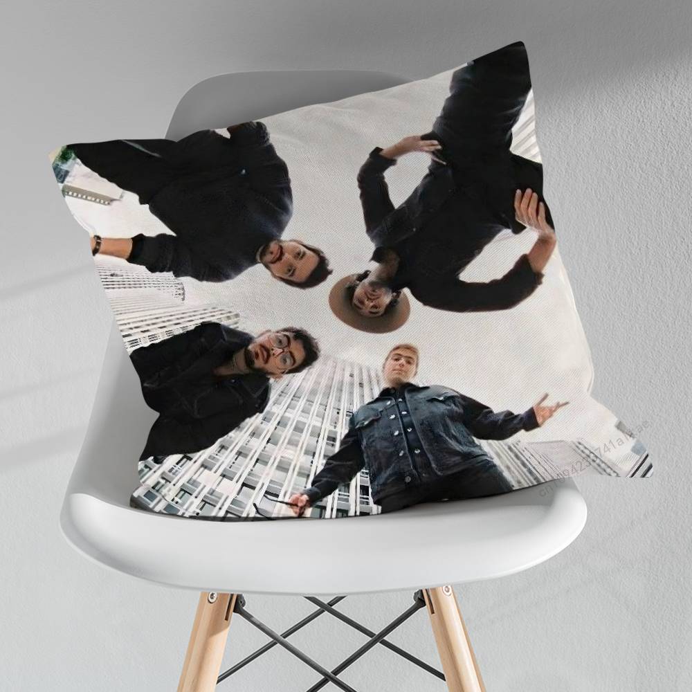 Band MMorat Pillowcase for Sofa Room Office Decor Printing Merchandise AllMatch Cushion Cover